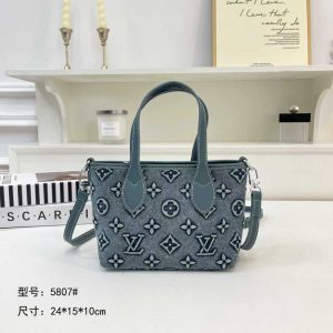 MC-LV-10103-Denim tote bag